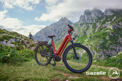 Gazelle- Eclipse C380 - Damenrad- E-Bike-750Wh- Metallic Orange- Low Step- Bosch Smart System – Bild 3